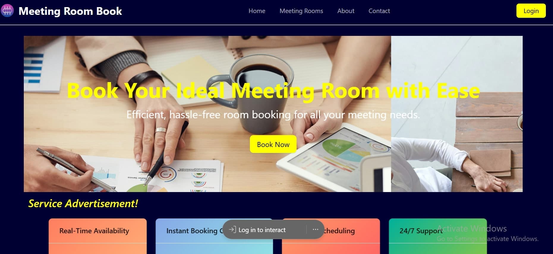 Meeting Room Book
